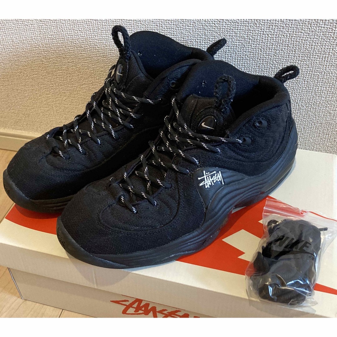 Stussy × Nike Air Penny 2 Black ナイキ　ペニー