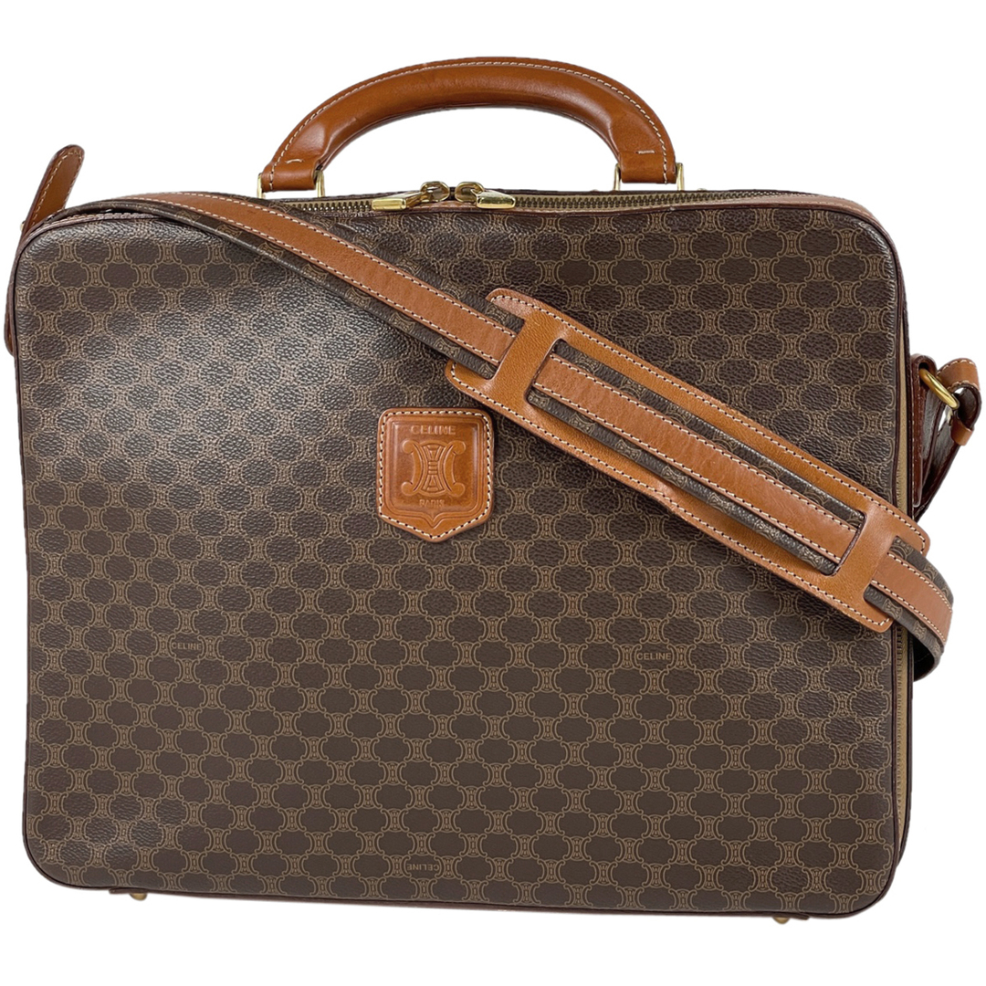celine - セリーヌ マカダム柄 ビジネスバッグ レディース 【中古】の