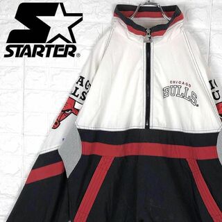 STARTER - 【美品】 MLB カブス 半袖シャツ ナイロンジャケット プル