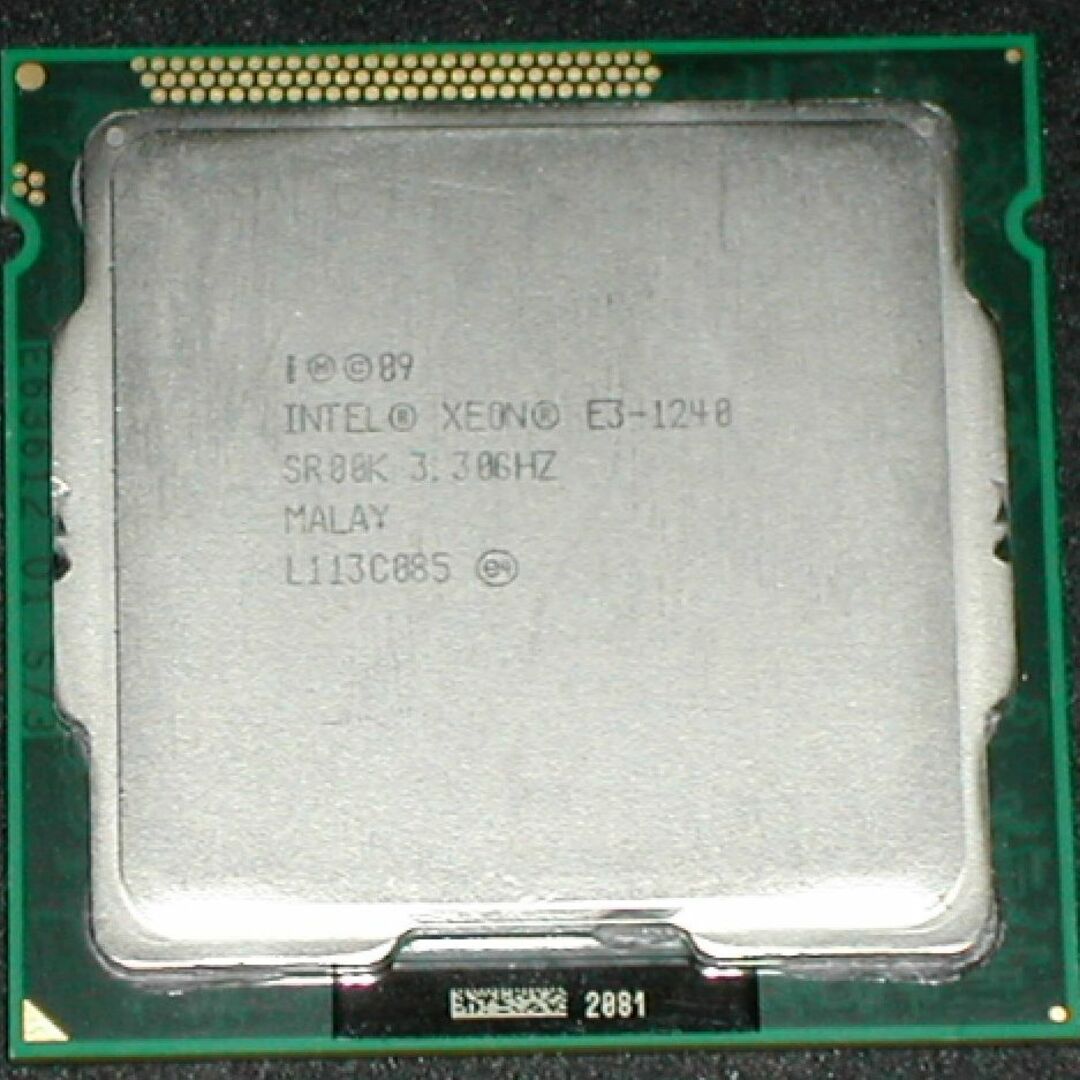 4コア8スレッド XEON E3 1240  LGA1155