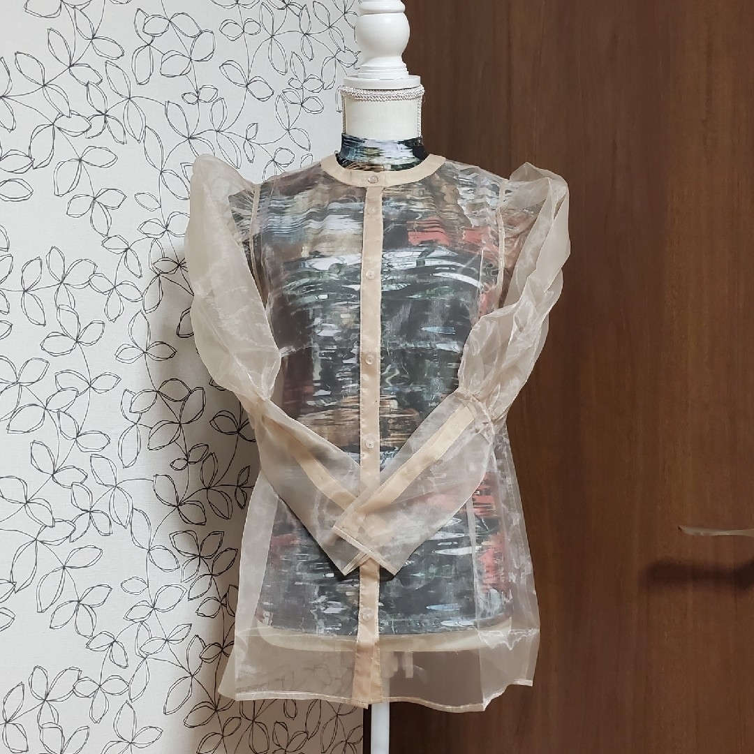 Ameri MEDI PRINT LAYERED SHEER SET TOP | tradexautomotive.com