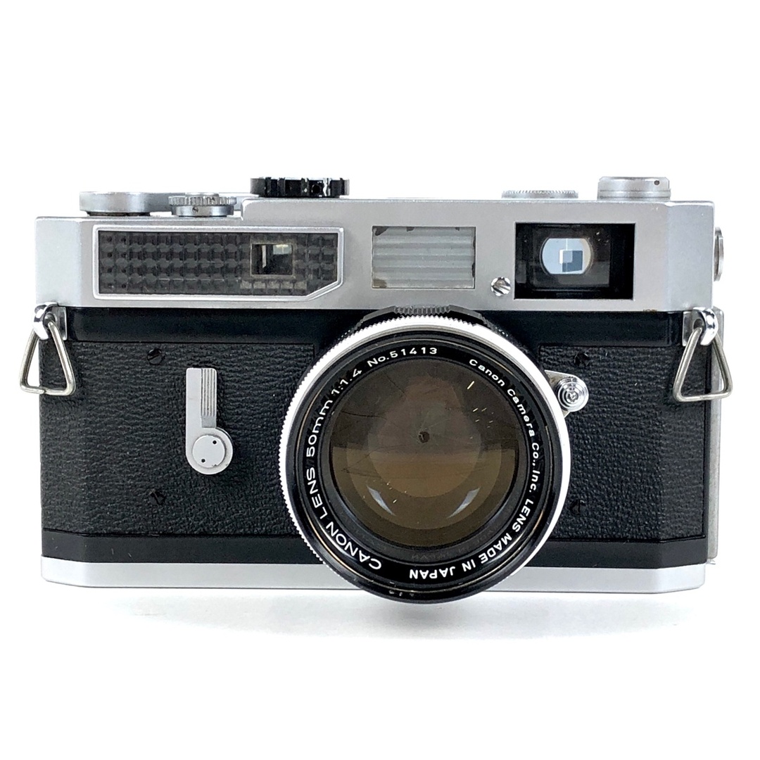 国内外の人気 キヤノン 7 50mm フィルムカメラ F1.8 + 7 レンジ