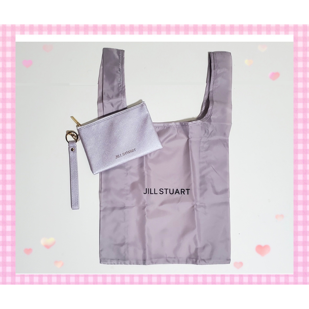 JILLSTUART JILL STUART エコバッグ＆ストラップ付き ポーチ2点セットの通販 by ダフィ子's shop｜ジルスチュアート ならラクマ