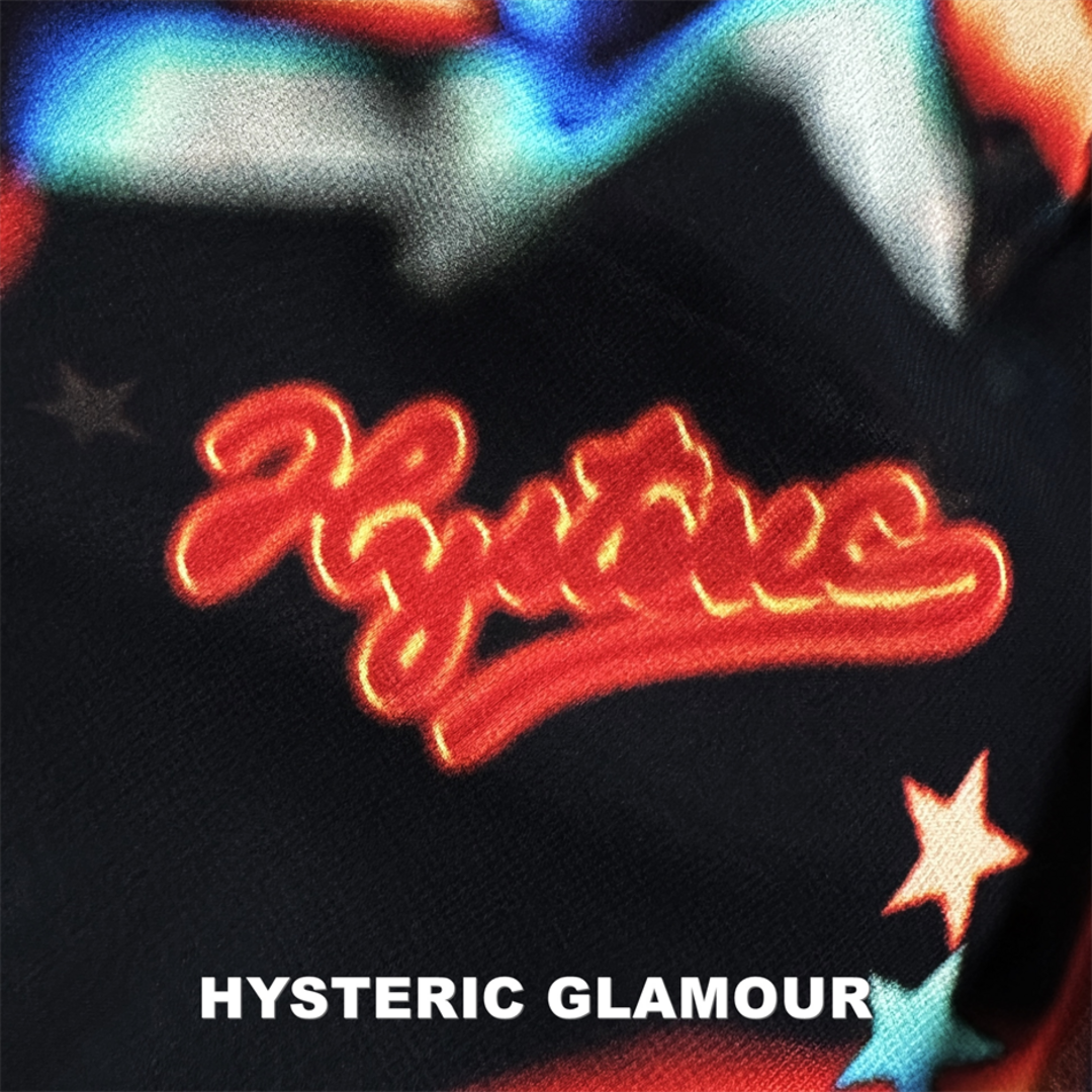 HYSTERIC GLAMOUR(ヒステリックグラマー)の【HYSTERIC GLAMOUR】ネオンロゴ シフォン プルオーバー レディースのトップス(シャツ/ブラウス(半袖/袖なし))の商品写真