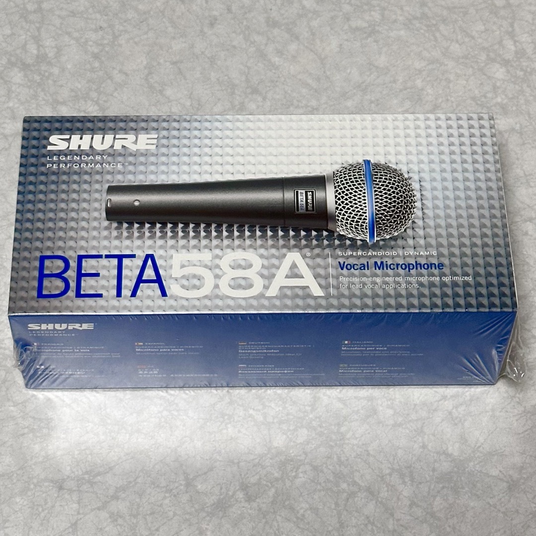 【新品未開封】SHURE BETA 58A スーパーカーディオイド マイク