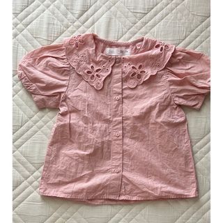 ザラキッズ(ZARA KIDS)のZARA kids ピンク ブラウス(ブラウス)