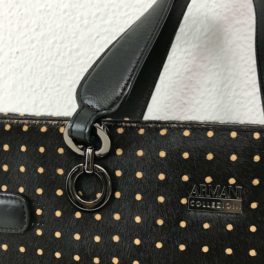 ARMANI COLLEZIONI horse hair bag