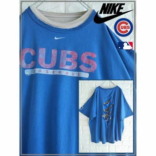 ナイキ(NIKE)のNIKE ナイキ MLB シカゴ・カブス リメイク Ｔシャツ　2XL 3345(Tシャツ/カットソー(半袖/袖なし))