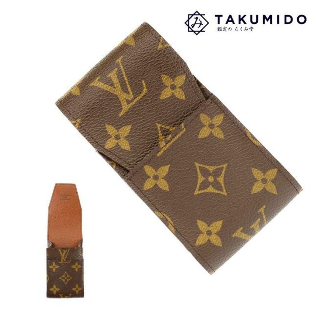 ルイヴィトン タバコケース エテュイ シガレット M63024 中古 モノグラム ライン ブラウン LOUIS VUITTON 【中古】 |  シガレットケース ユニセックス たばこ ファッション 茶 ブランド小物 Aランク | フリマアプリ ラクマ