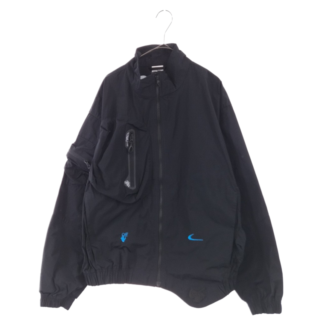 NIKE ナイキ x Off-White Mens Tracksuit オフホワイト ジップアップナイロントラックジャケット DN1705-010  ブラックトラックジャケット | フリマアプリ ラクマ