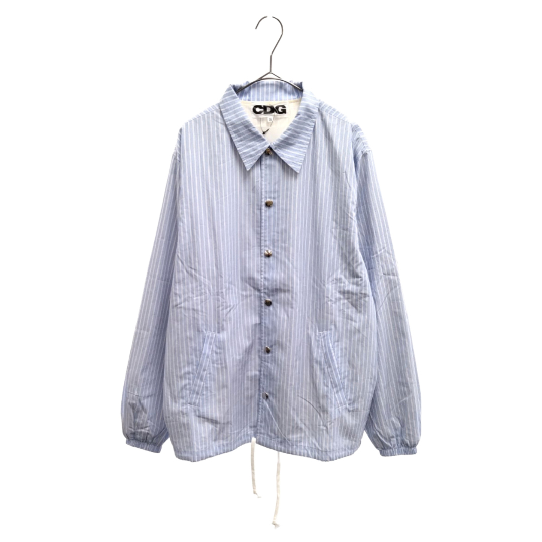 COMME des GARCONS コムデギャルソン 19SS Stripe Coach Jacket SZ-J016 ストライプコーチジャケット ブルー