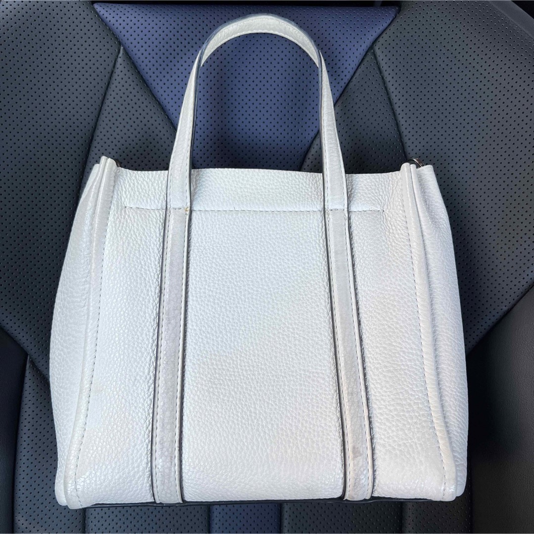 マークジェイコブス トートバッグ 本革 ビッグロゴタグ ハンドバッグ