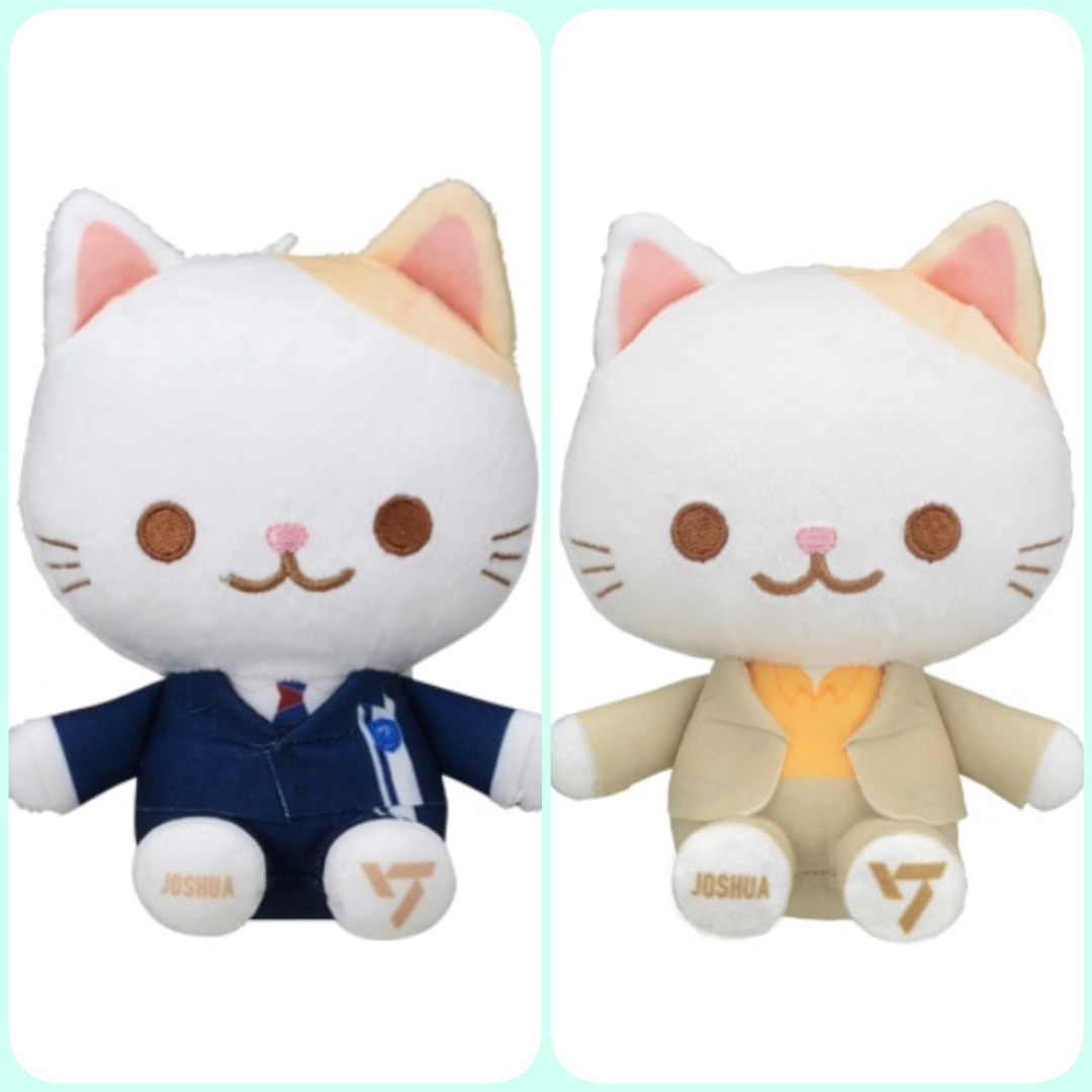 新品】SEVENTEEN セブチ猫ぬいぐるみ ジョシュア 2セットの通販 新品】SEVENTEEN セブチ猫ぬいぐるみ ジョシュア 2セットの通販
