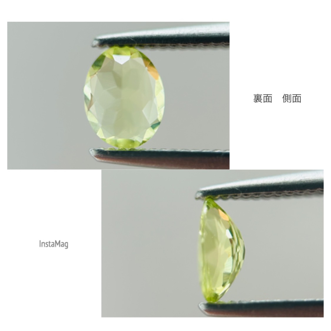 (R0721-1) 『グリーン』天然スフェーン　ルース　0.441ct