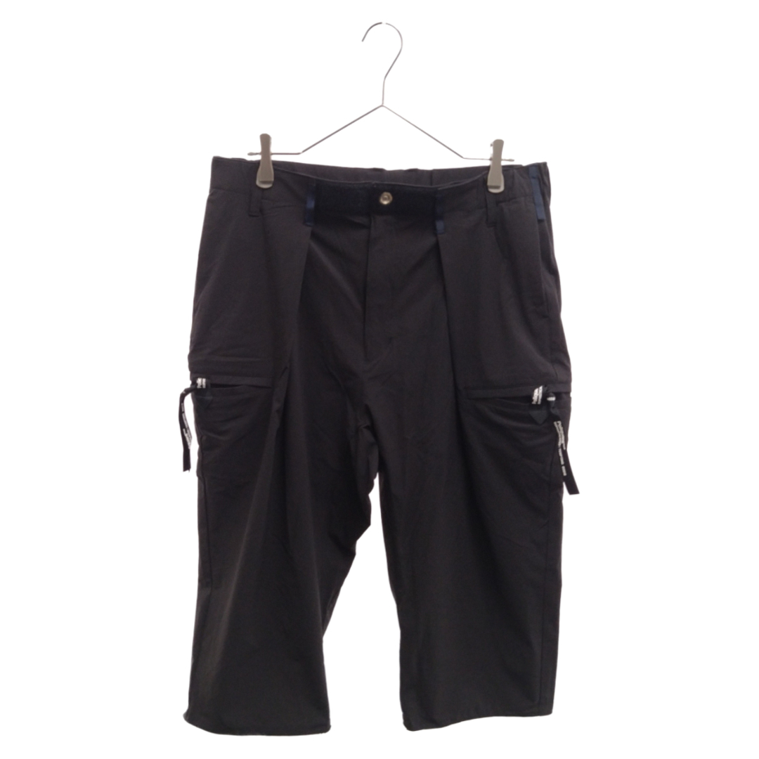 Poliquant ポリクアント Ultra Wide Easy Detachable Pants ウルトラワイド イージー デタッチャブル パンツ ブラック 2001024