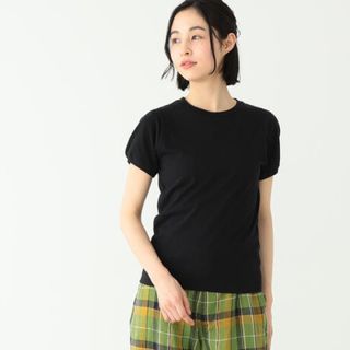 ビームスボーイ(BEAMS BOY)のビームスボーイ　beamsboy パフスリーブ　Tシャツ　黒(Tシャツ(半袖/袖なし))