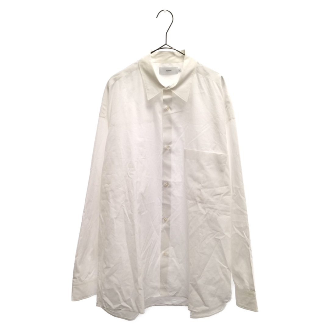 Graphpaper グラフペーパー 21SS BROAD OVERSIZED L/S REGULAR COLLAR SHIRT オーバーサイズド レギュラーカラーシャツ 長袖シャツ GM211-50110B