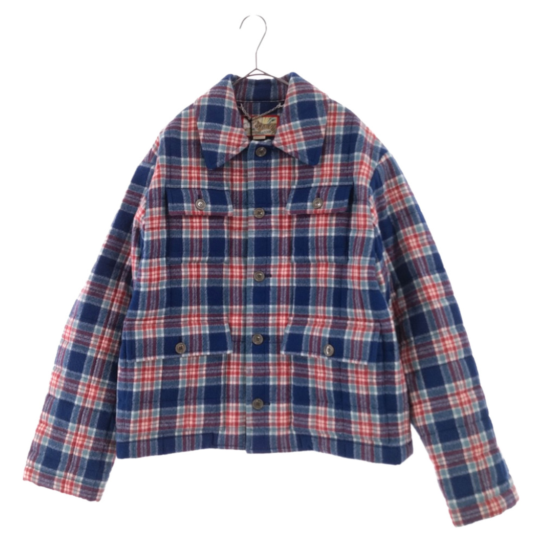 GUCCI - GUCCI グッチ 22SS TIGER QUILTED CHECK JACKET グッチ GUCCI - GUCCI グッチ 22SS TIGER QUILTED CHECK JACKET グッチ