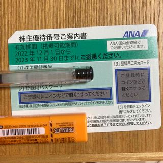 エーエヌエー(ゼンニッポンクウユ)(ANA(全日本空輸))のANA　全日空の株主優待券　1枚使用期限23年11月30日   (その他)