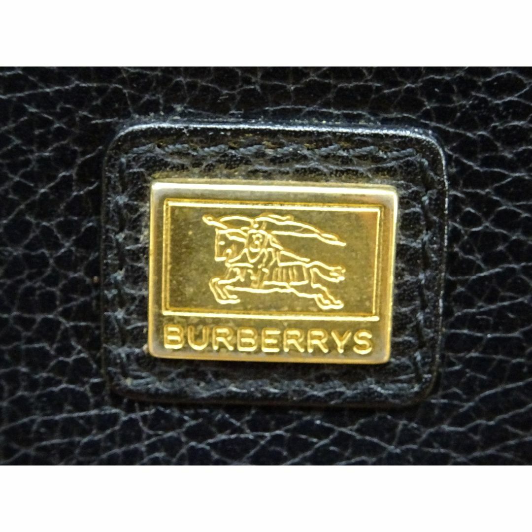 BURBERRY(バーバリー)のK池014/ BURBERRY レザー ブラック ビジネスバッグ メンズのバッグ(ビジネスバッグ)の商品写真