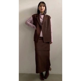 アメリヴィンテージ(Ameri VINTAGE)のameri vintage TIGHT TIERED SKIRT SET UP(ベスト/ジレ)