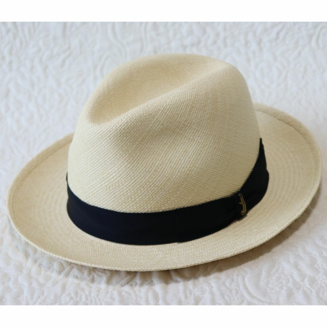 Borsalino(ボルサリーノ)の新品【ボルサリーノ】Panama Quito 高級パナマハット ミディアム 59 メンズの帽子(ハット)の商品写真