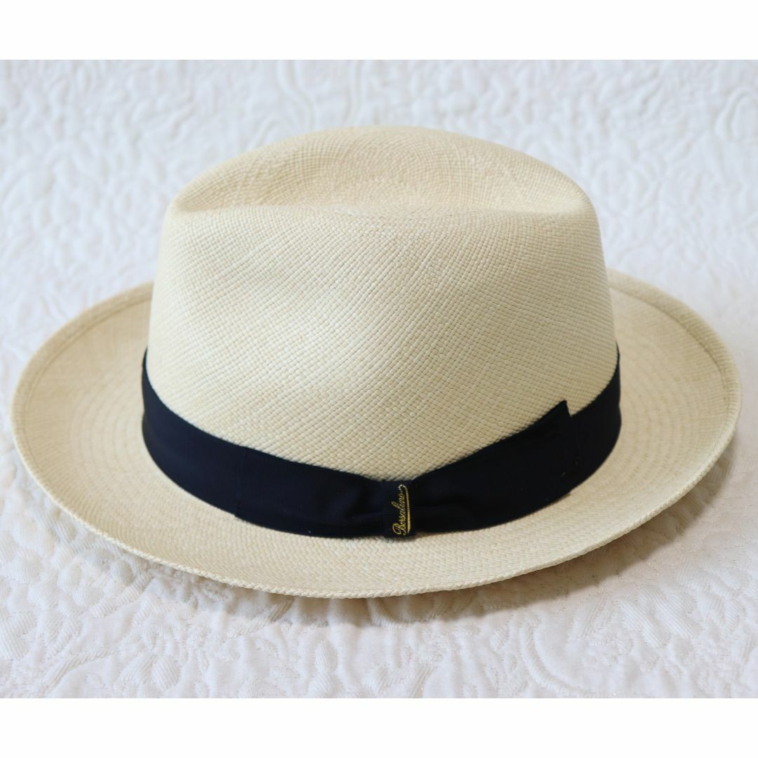 Borsalino(ボルサリーノ)の新品【ボルサリーノ】Panama Quito 高級パナマハット ミディアム 59 メンズの帽子(ハット)の商品写真