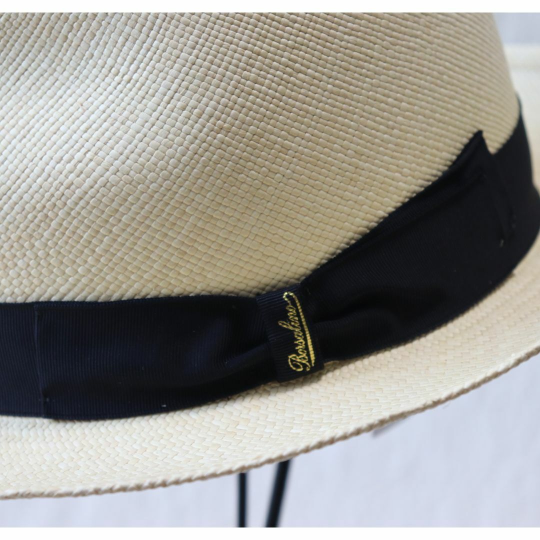 Borsalino(ボルサリーノ)の新品【ボルサリーノ】Panama Quito 高級パナマハット ミディアム 59 メンズの帽子(ハット)の商品写真