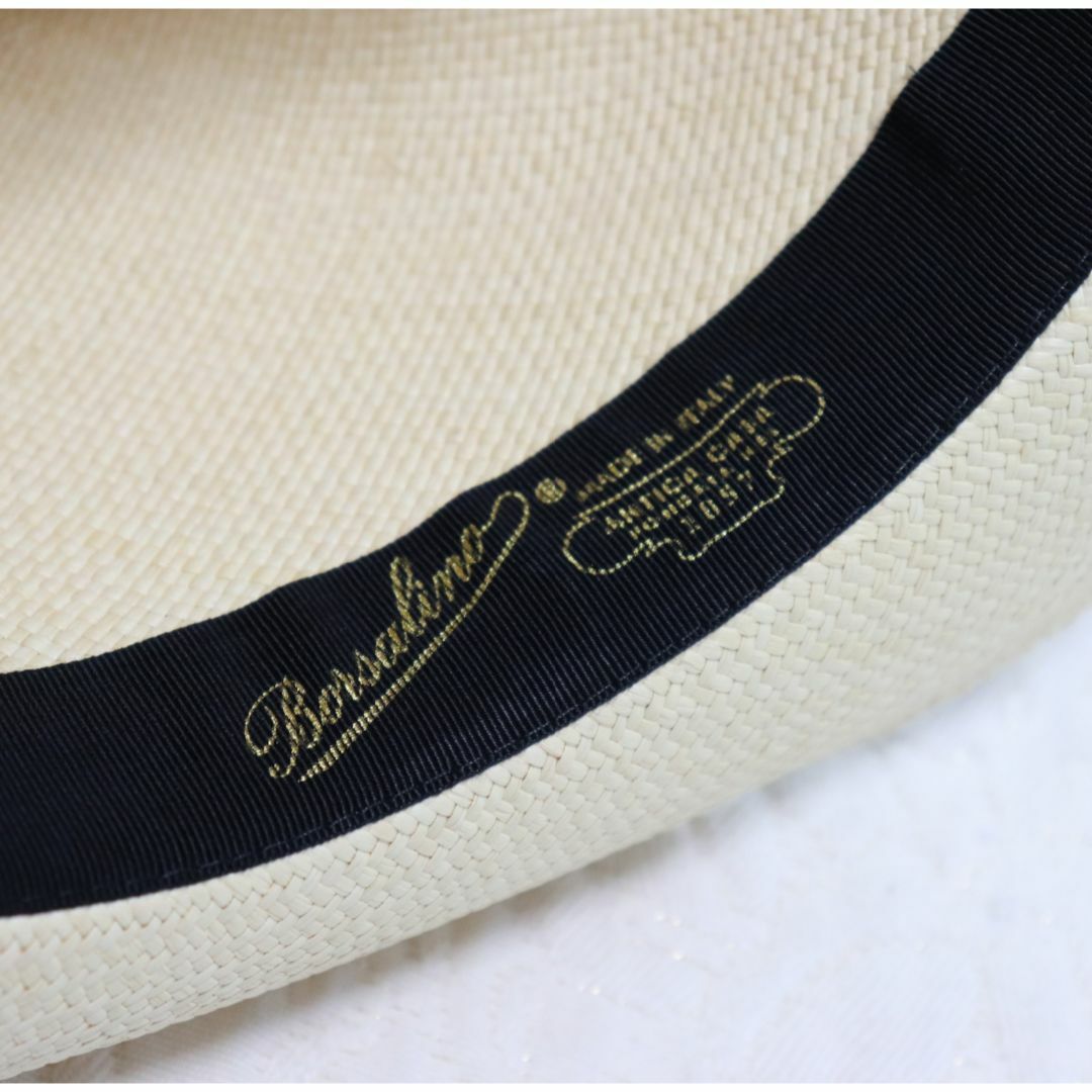 Borsalino(ボルサリーノ)の新品【ボルサリーノ】Panama Quito 高級パナマハット ミディアム 59 メンズの帽子(ハット)の商品写真