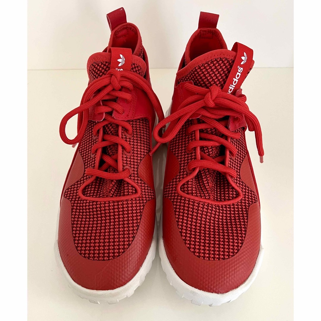 adidas(アディダス)のadidas Tubler X 22.5cm Red Used メンズの靴/シューズ(スニーカー)の商品写真