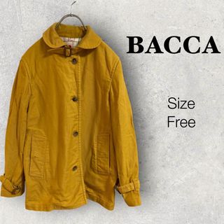 バッカ(BACCA)の35a838 バッカ BACCA レディース　テーラードジャケット　イエロー　綿(テーラードジャケット)