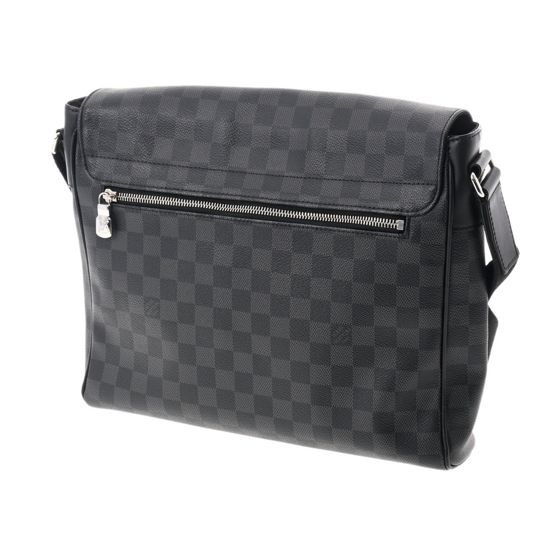 ルイヴィトン N41029 ショルダーバッグ ブラック/グレー  LOUIS VUITTON ディストリクトMM ダミエ グラフィット