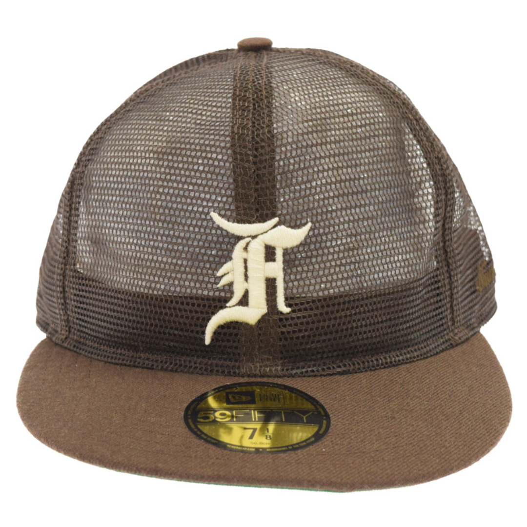 NEW ERA ニューエラ ×FOG ESSENTIAL 59FIFTY Fitted Hat フィールドメッシュキャップ 帽子 ブラウン 13334162