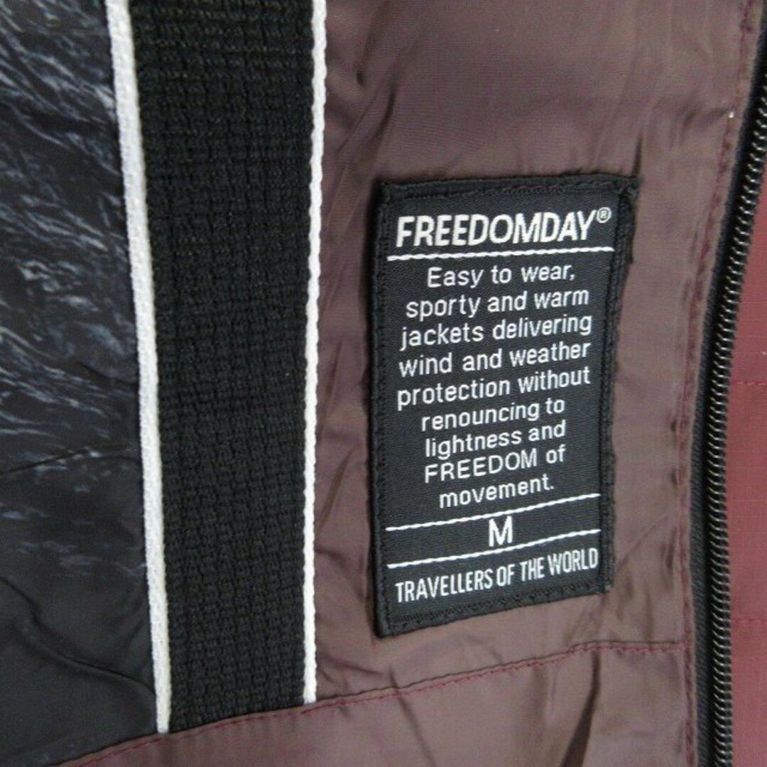 フリーダムデイ FREEDOMDAY ダウン ジャケット ブルゾン 裏総柄