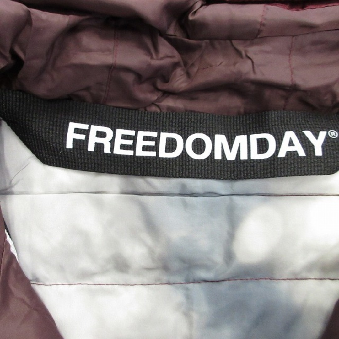 フリーダムデイ FREEDOMDAY ダウン ジャケット ブルゾン 裏総柄