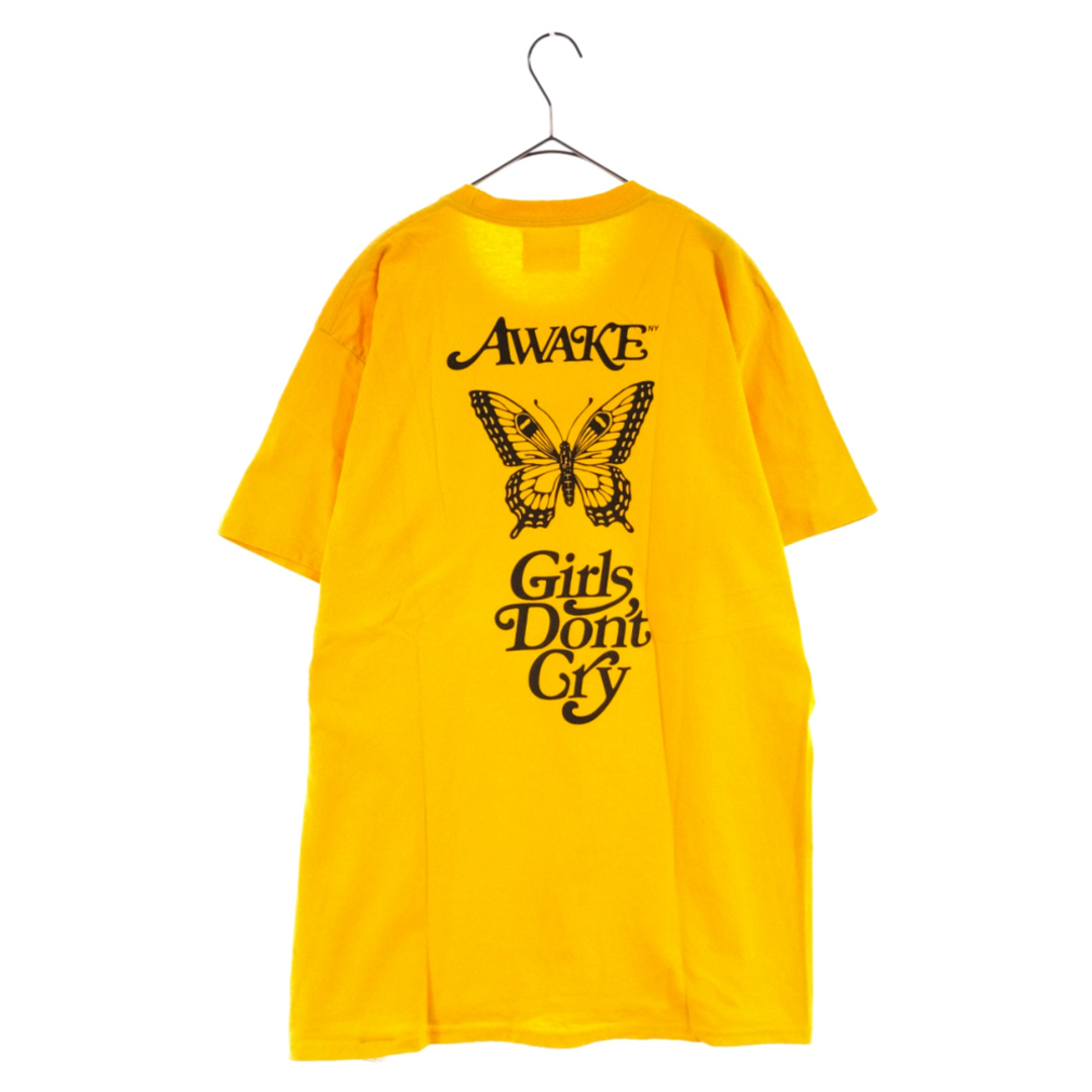【XL】girls don't cry×awake butterfly tee
