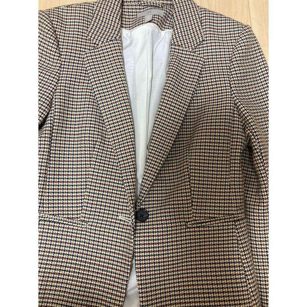 H&M(エイチアンドエム)の37a850 エイチアンドエム　H&M レディース　スーツ　上下セット　チェック レディースのフォーマル/ドレス(スーツ)の商品写真