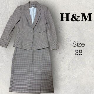 エイチアンドエム(H&M)の37a850 エイチアンドエム　H&M レディース　スーツ　上下セット　チェック(スーツ)