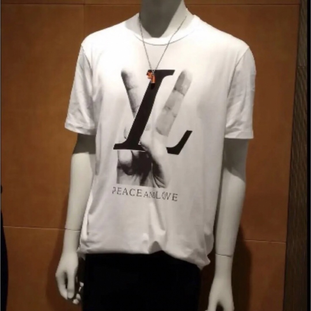 LOUIS VUITTON - ルイヴィトン ハンドピース PEACE AND LOVE Tシャツ