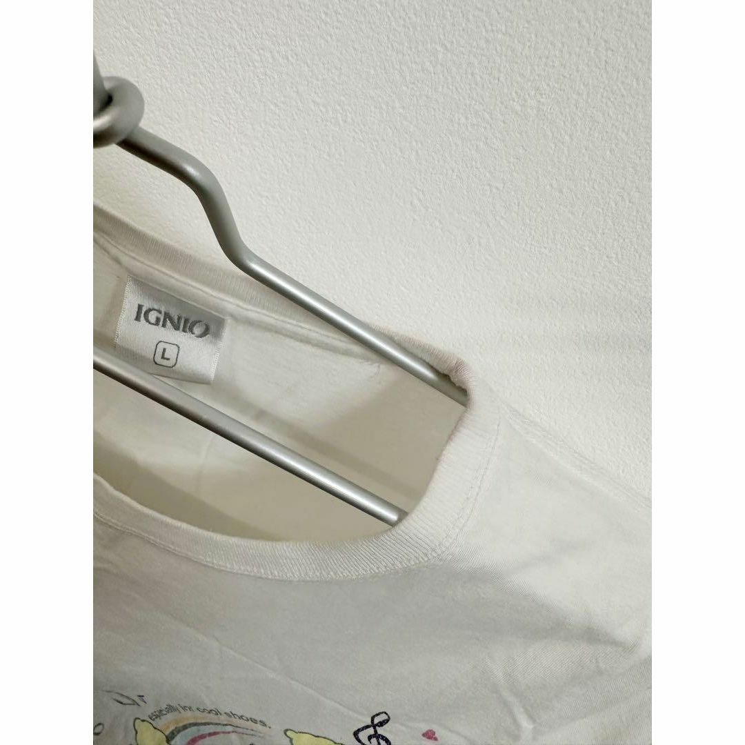 Ignio(イグニオ)の【匿名配送】イグニオ　Tシャツ　半袖　ディズニー　ホワイト レディースのトップス(Tシャツ(半袖/袖なし))の商品写真