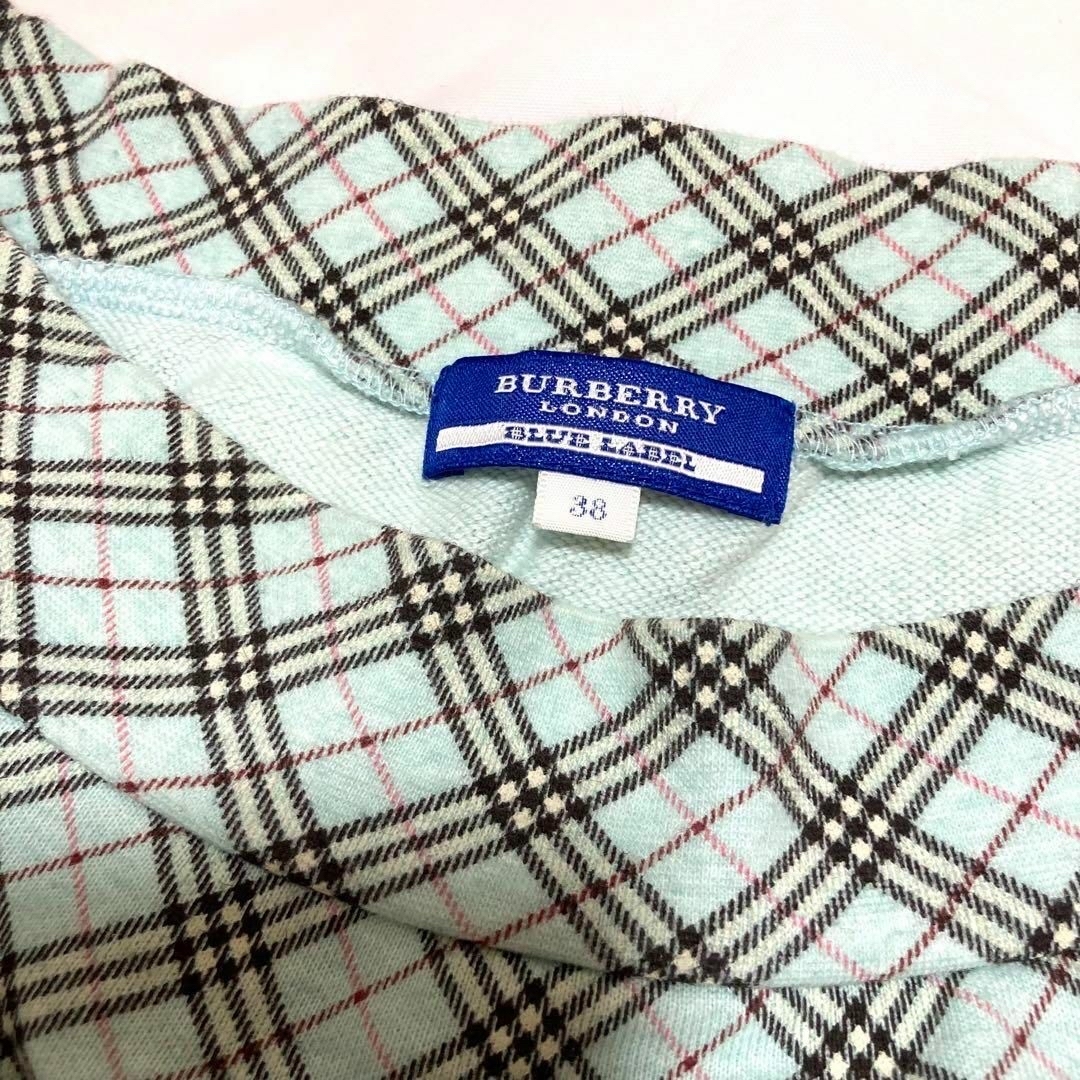 BURBERRY BLUE LABEL(バーバリーブルーレーベル)の美品★BURBERRY BLUE LABEL バーバリー　ノバチェック レディースのトップス(カットソー(長袖/七分))の商品写真