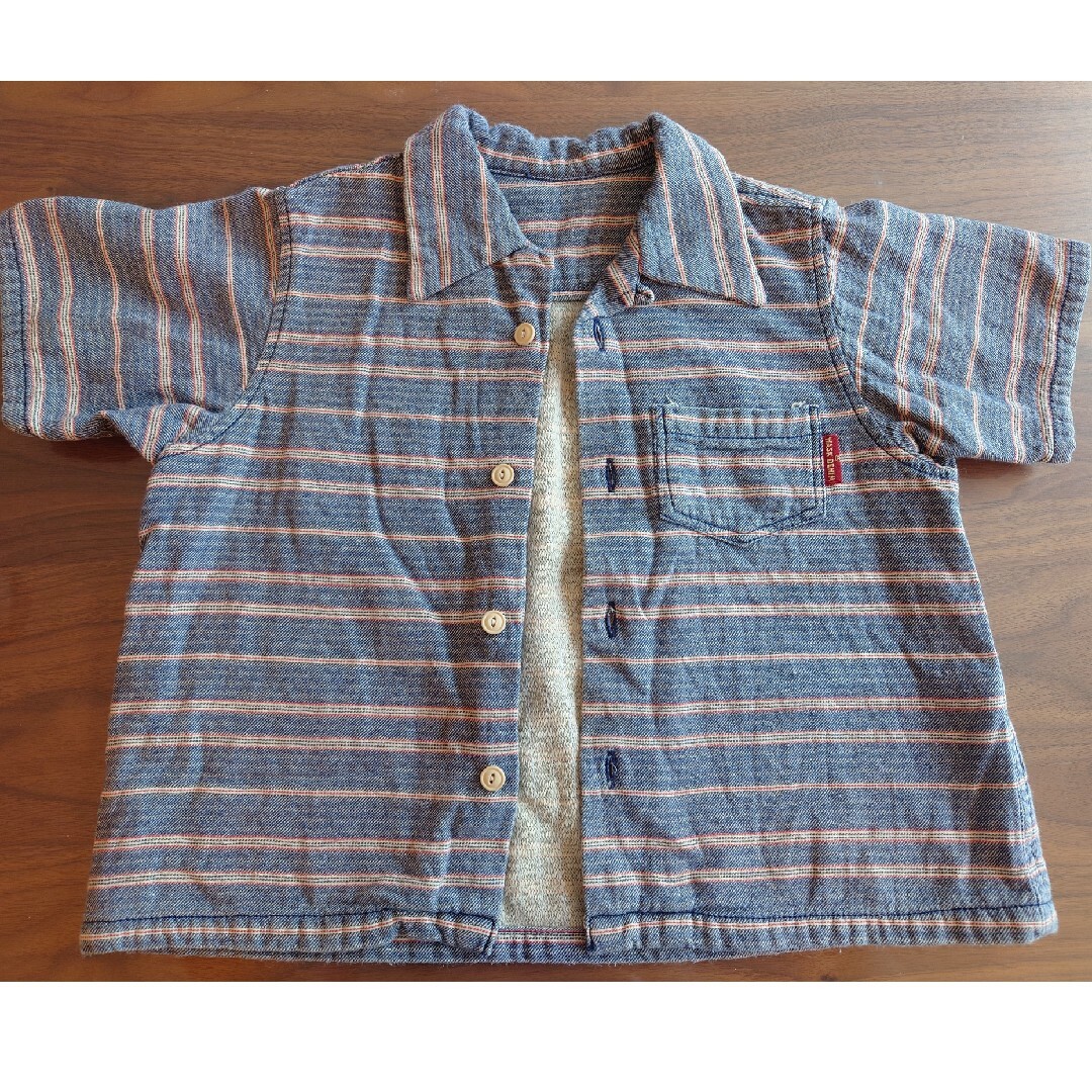 WASK DENIM  半袖　ボーダー　子供服　110センチ キッズ/ベビー/マタニティのキッズ服男の子用(90cm~)(Tシャツ/カットソー)の商品写真