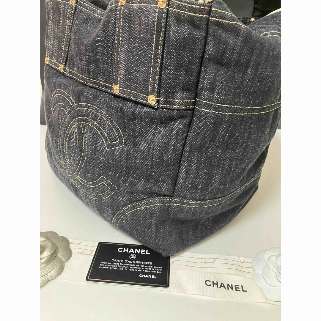 専用♡美品♡シャネル スパークリング デニム ショルダートート バッグ正規品