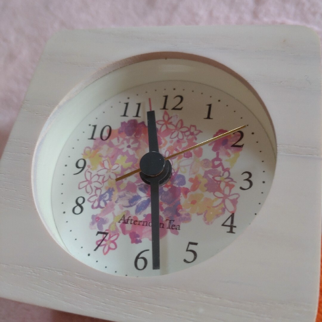 AfternoonTea(アフタヌーンティー)のAfternoon Teaの置き時計（アフタヌーンティー） インテリア/住まい/日用品のインテリア小物(置時計)の商品写真
