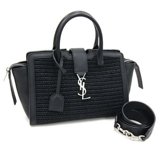 【本物保証】 布袋付 美品 サンローラン SAINT LAURENT ハンドバッグ エナメル ボルドー