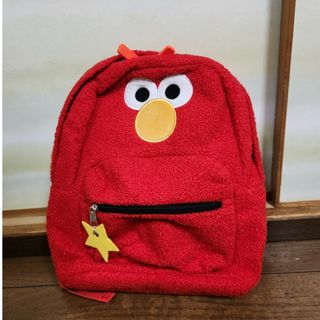 セサミストリート(SESAME STREET)のエルモ リュック 限定 ふわふわ(リュックサック)