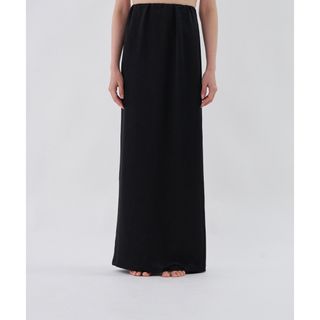 ビューティアンドユースユナイテッドアローズ(BEAUTY&YOUTH UNITED ARROWS)のENOF ace long straight skirt BLACK M(ロングスカート)