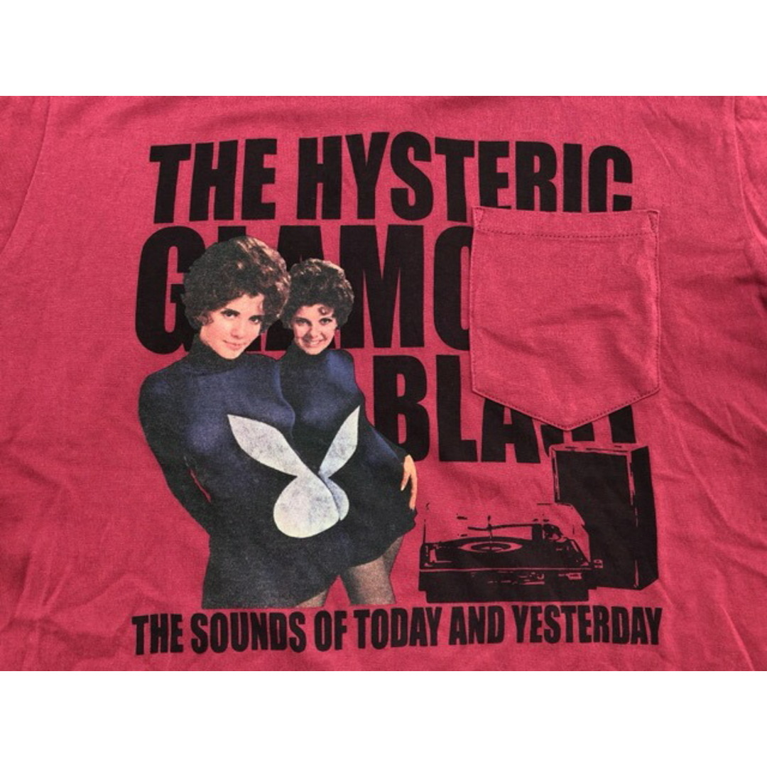 HYSTERIC GLAMOUR(ヒステリックグラマー)のHYSTERIC GLAMOUR（ヒステリックグラマー）PLAYBOY　コラボ　Tシャツ　ポケット【中古】【007】 メンズのトップス(Tシャツ/カットソー(半袖/袖なし))の商品写真