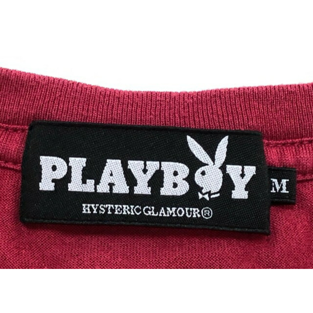 HYSTERIC GLAMOUR(ヒステリックグラマー)のHYSTERIC GLAMOUR（ヒステリックグラマー）PLAYBOY　コラボ　Tシャツ　ポケット【中古】【007】 メンズのトップス(Tシャツ/カットソー(半袖/袖なし))の商品写真