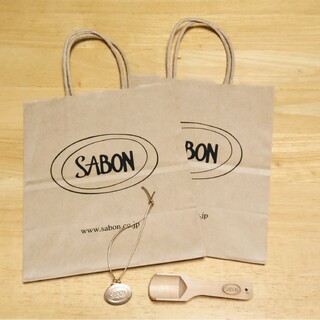 サボン(SABON)のSABON　サボン　ショップ袋　ウッドスプーン　チャーム　紙袋(その他)